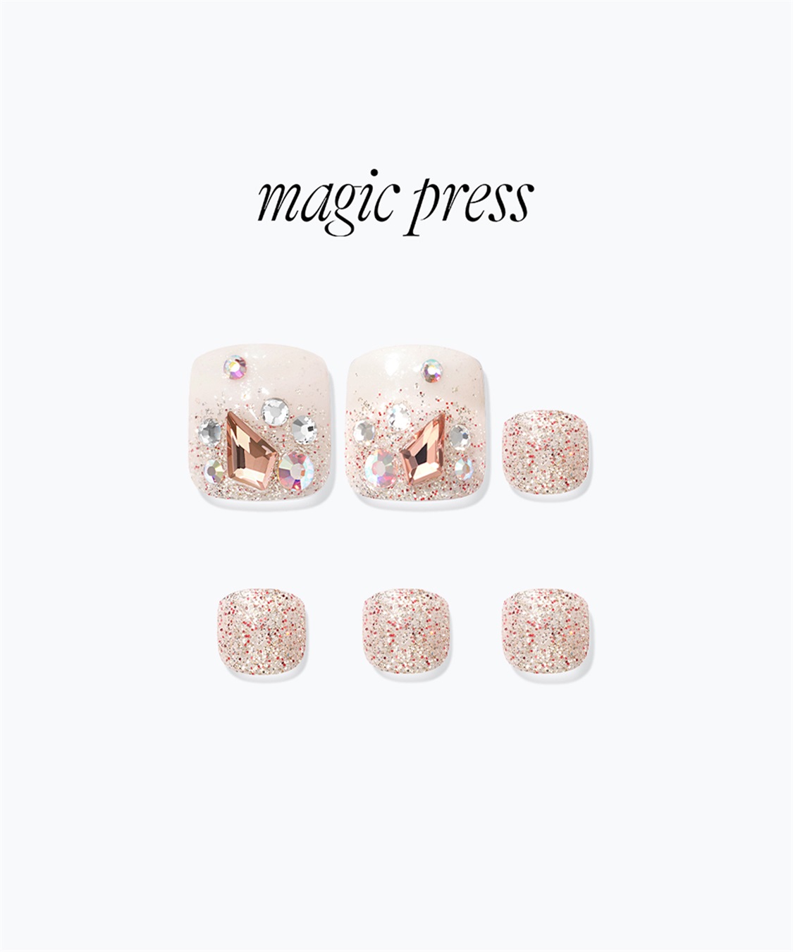 DASHING DIVA DASHING DIVA/ダッシングディバ magic press Dazzling Gold フットネイル_variation_1
