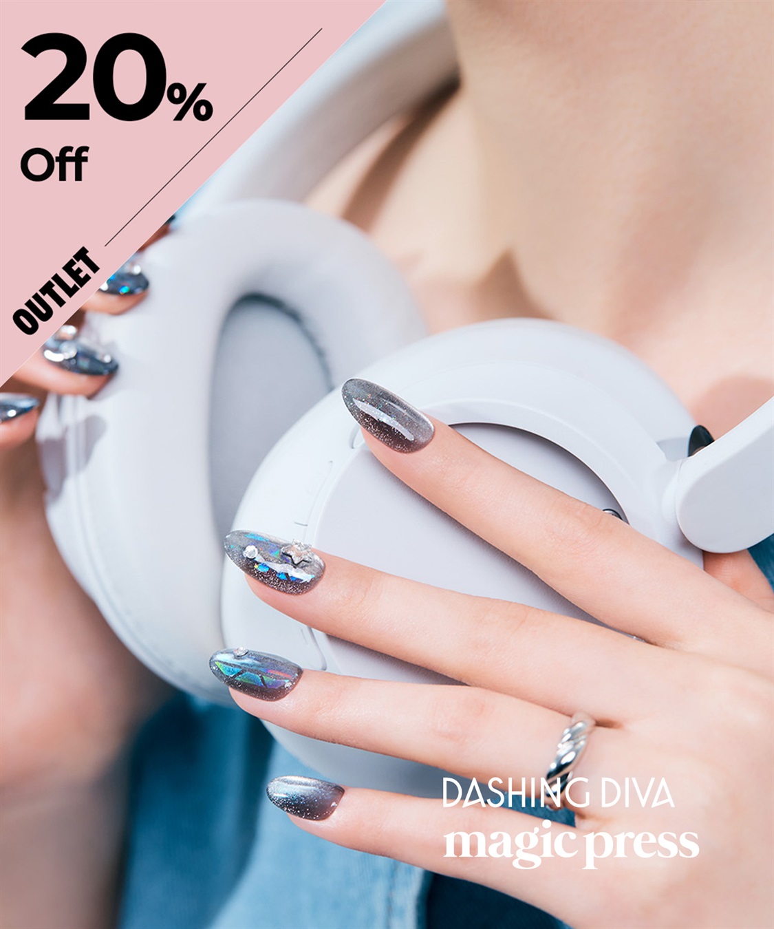 DASHING DIVA DASHING DIVA/ダッシングディバ magic press Crystal Night ハンドネイル_main