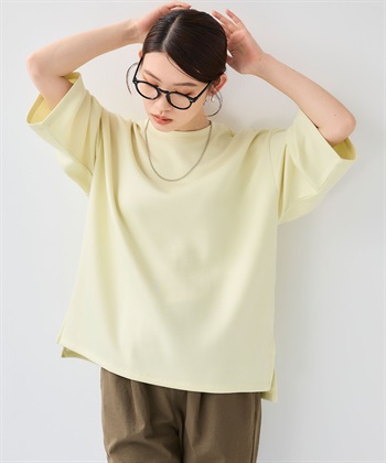 CROSS FUNCTION 《UV/接触冷感》エブ楽 なめらかダンボール ビッグシルエットTシャツ_variationthumb_6