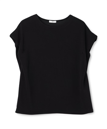 CROSS FUNCTION 《UV/接触冷感》エブ楽 なめらかダンボール フレンチスリーブドルマンTシャツ_variationthumb_1