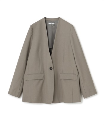 CROSS FUNCTION 《シワになりにくい》サマ美え リラックスノーカラージャケット_variationthumb_3