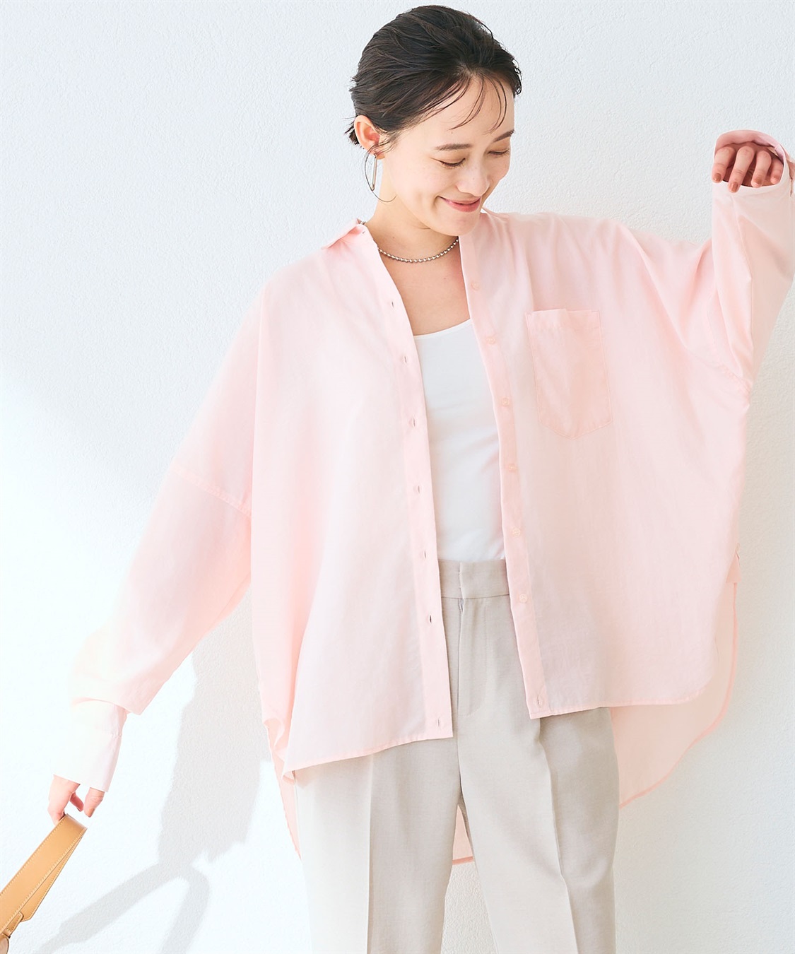 CROSS FUNCTION 《UV/洗える》サマ美え 2wayカシュクールシャツ_main