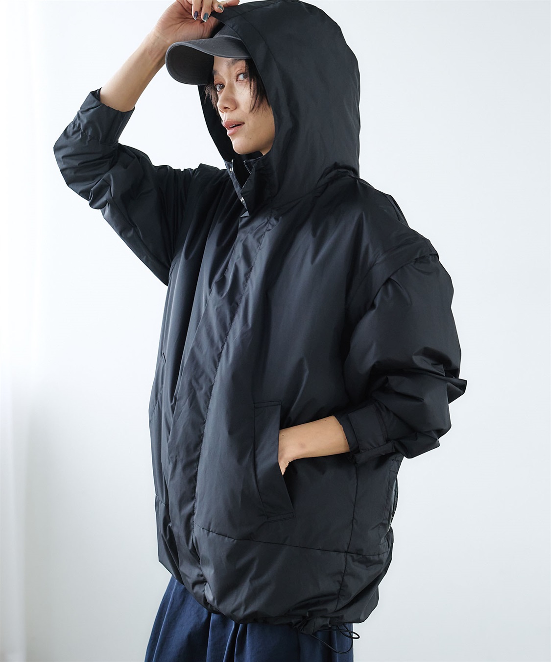 CROSS FUNCTION 空調服(R)  4way晴雨兼用冷感UVマウンテンパーカー_variation_2