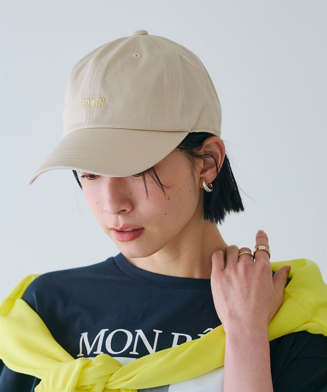 CROSS FUNCTION EDWIN ロゴ刺繍キャップ_variation_1