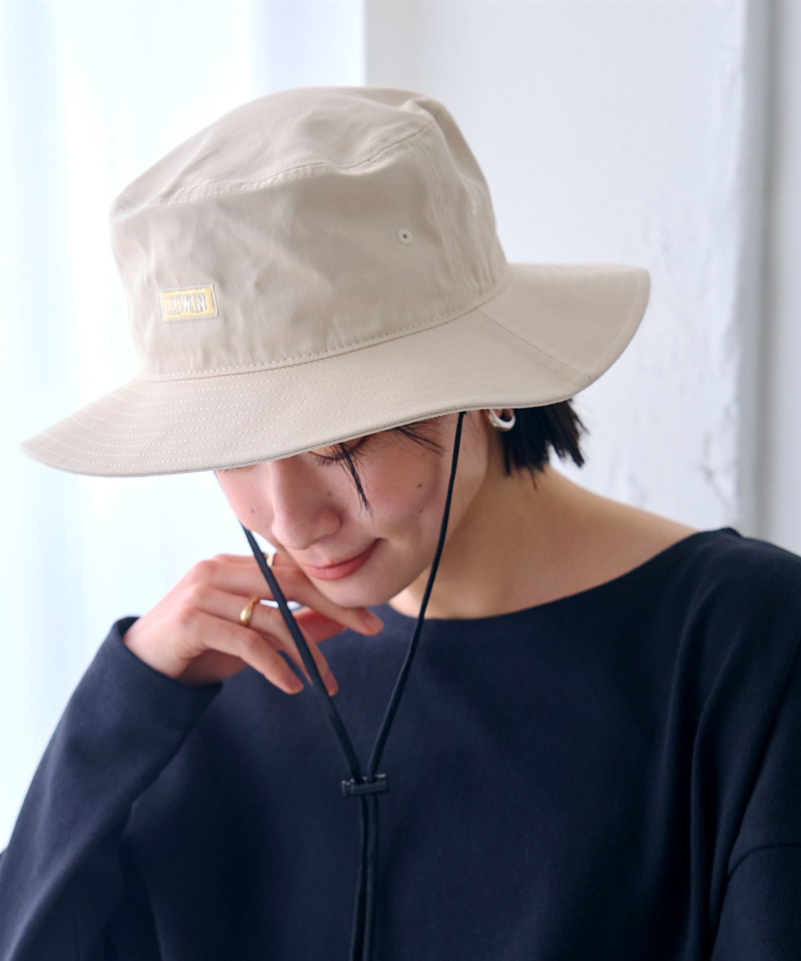 CROSS FUNCTION EDWIN ロゴ刺繍アドベンチャーハット_main