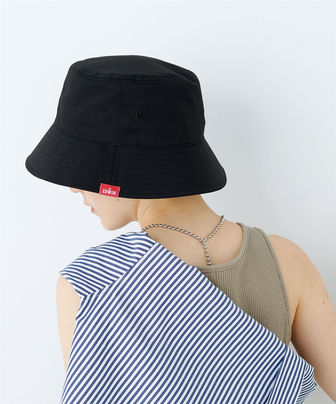 CROSS FUNCTION 【EDWIN / エドウィン】ロゴ刺繍ツイルバケットハット_sub_9