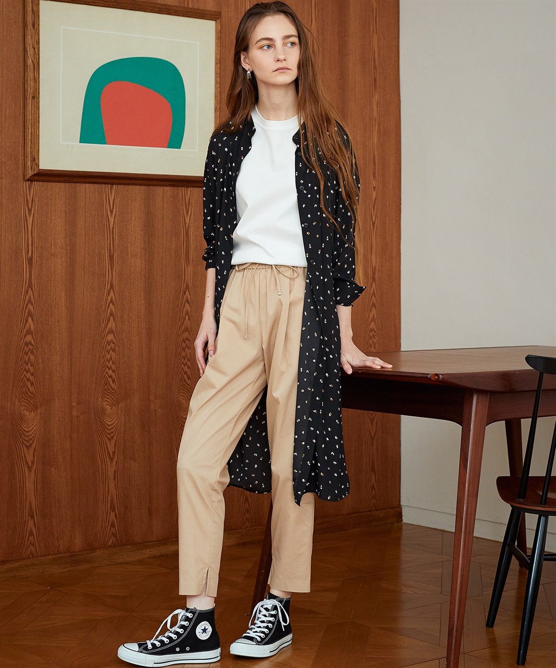 LE SOUK HOLIDAY モックネックTシャツ_sub_2