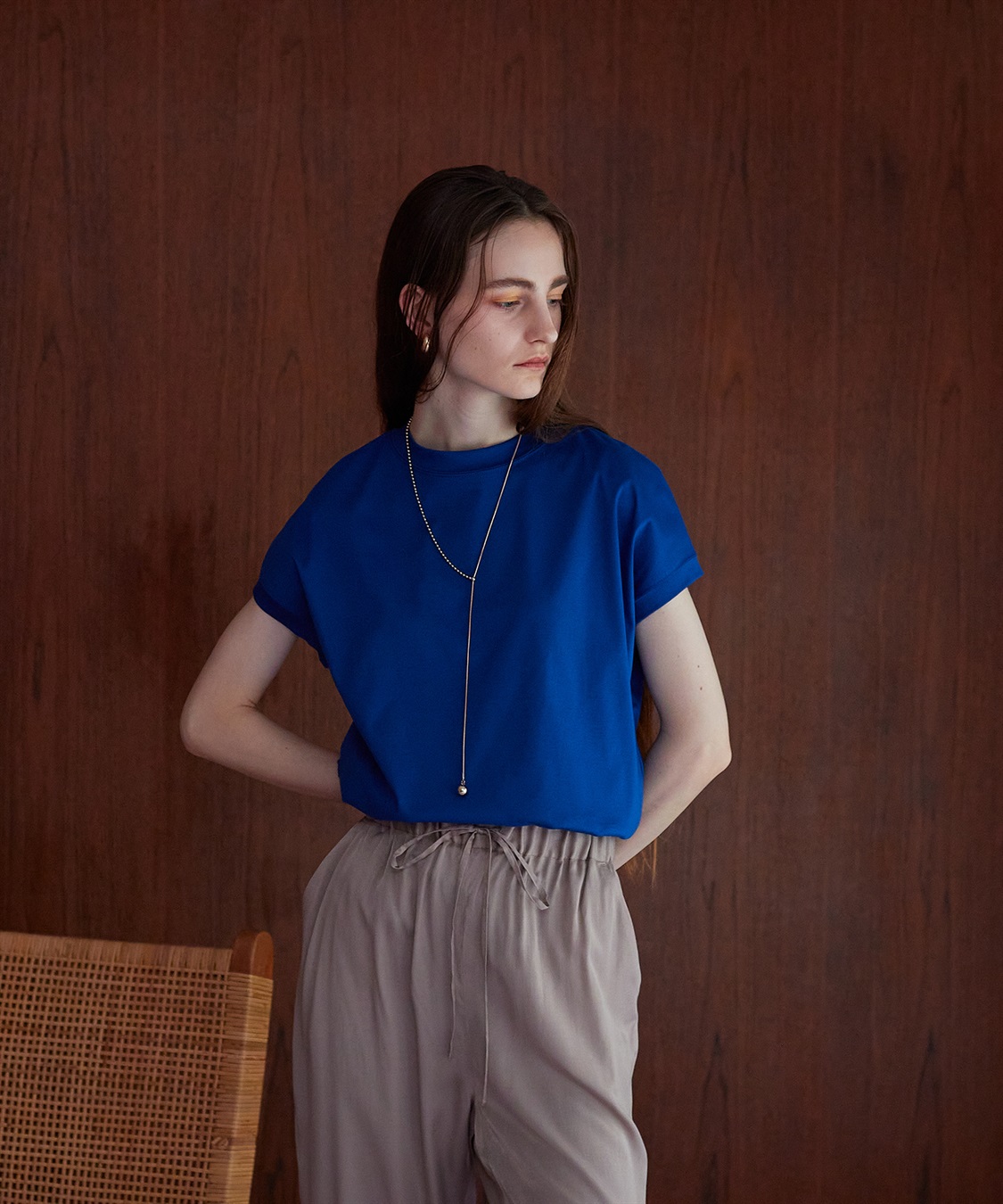 LE SOUK HOLIDAY モックネックTシャツ_sub_3