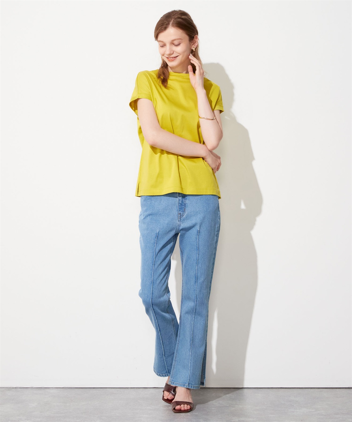 LE SOUK HOLIDAY モックネックTシャツ_sub_4
