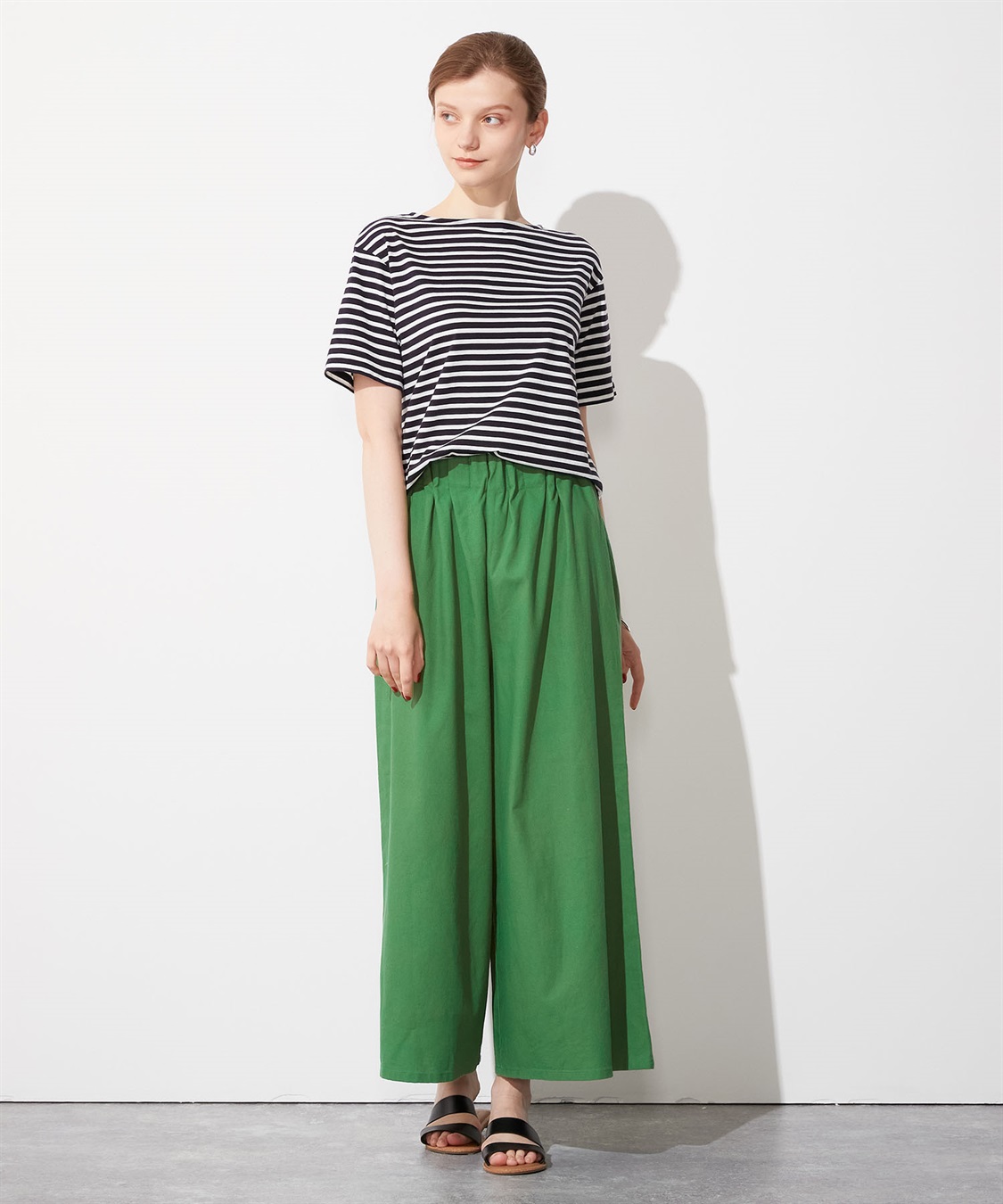 LE SOUK HOLIDAY ボートネックボーダーTシャツ_sub_2