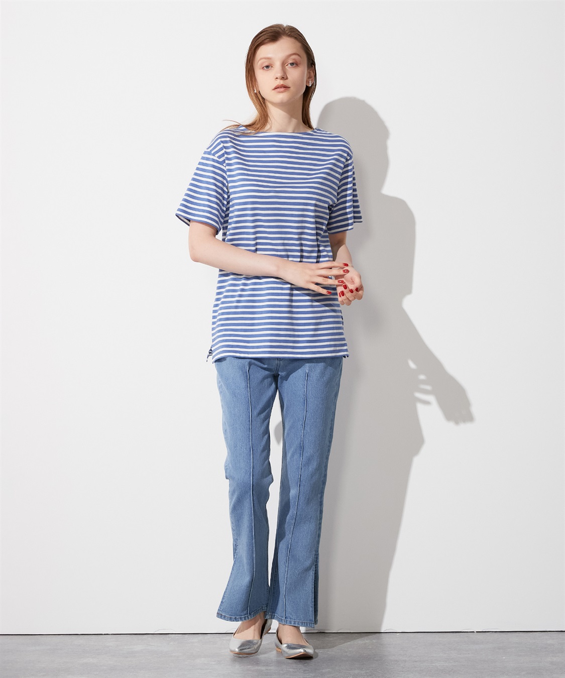 LE SOUK HOLIDAY ボートネックボーダーTシャツ_sub_10