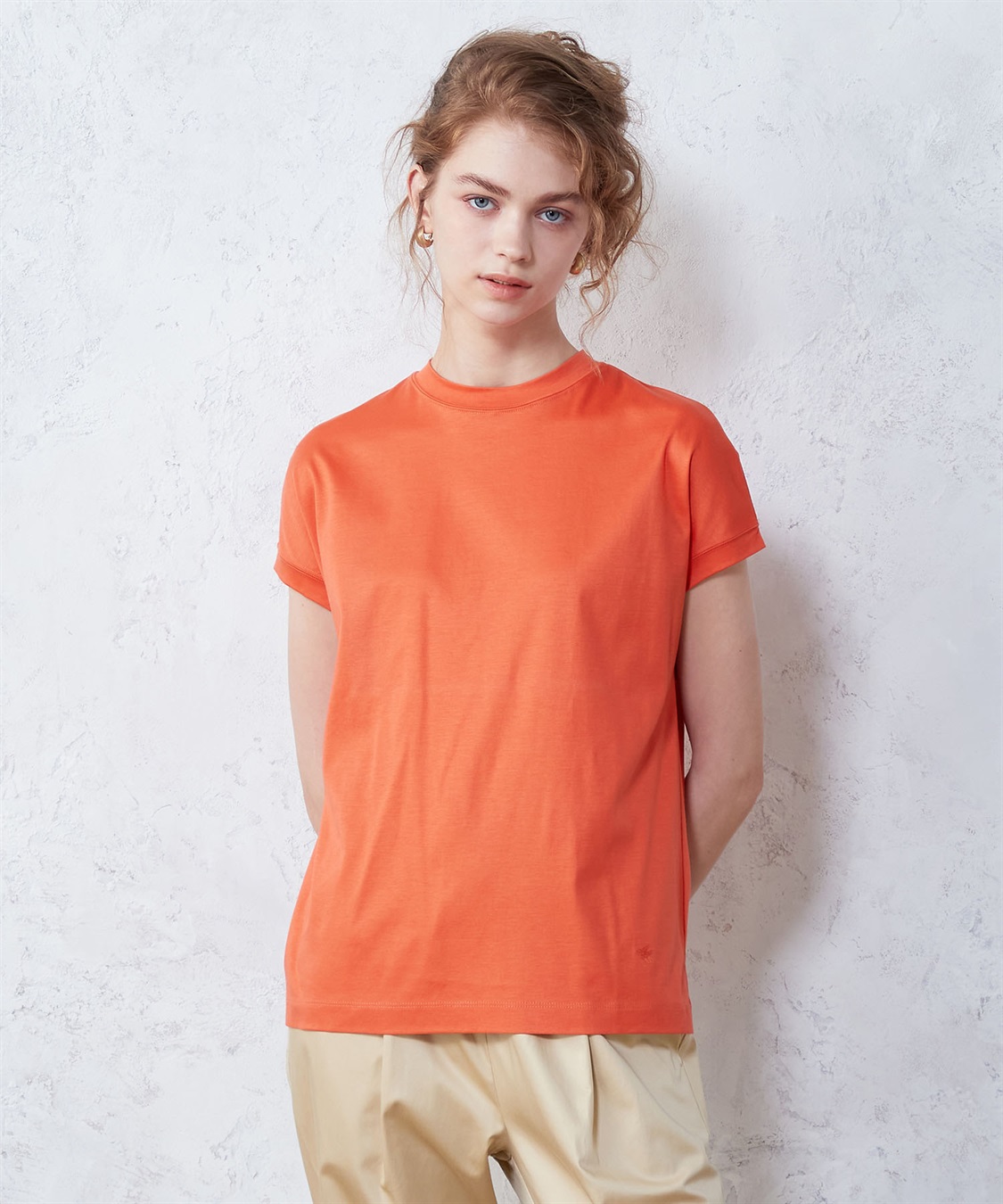 LE SOUK HOLIDAY モックネックTシャツ_sub_1