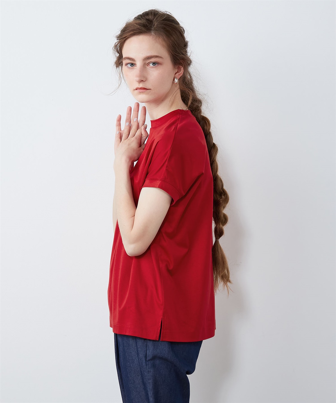 LE SOUK HOLIDAY モックネックTシャツ_sub_2