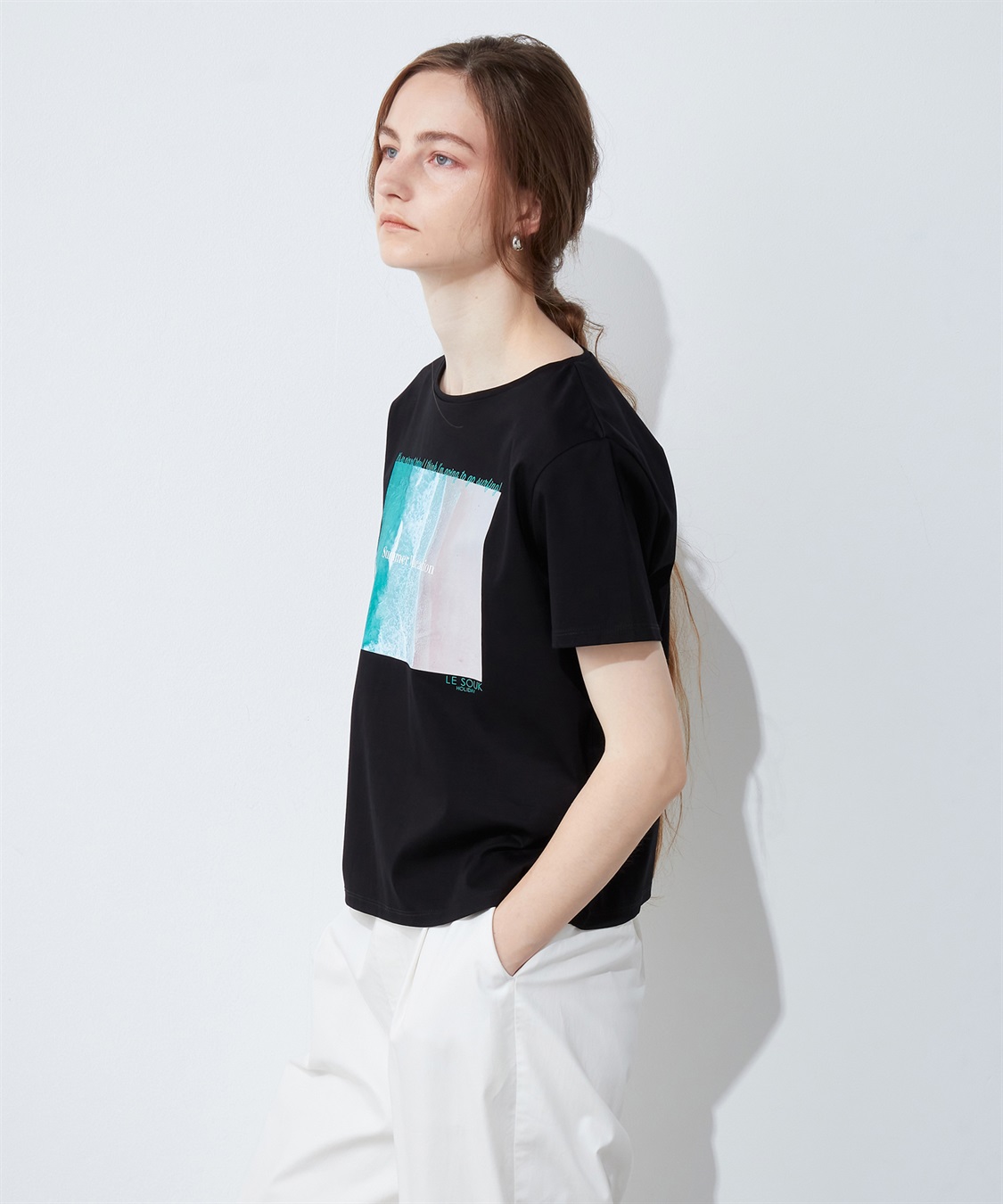 LE SOUK HOLIDAY フォトプリントTシャツ_sub_2