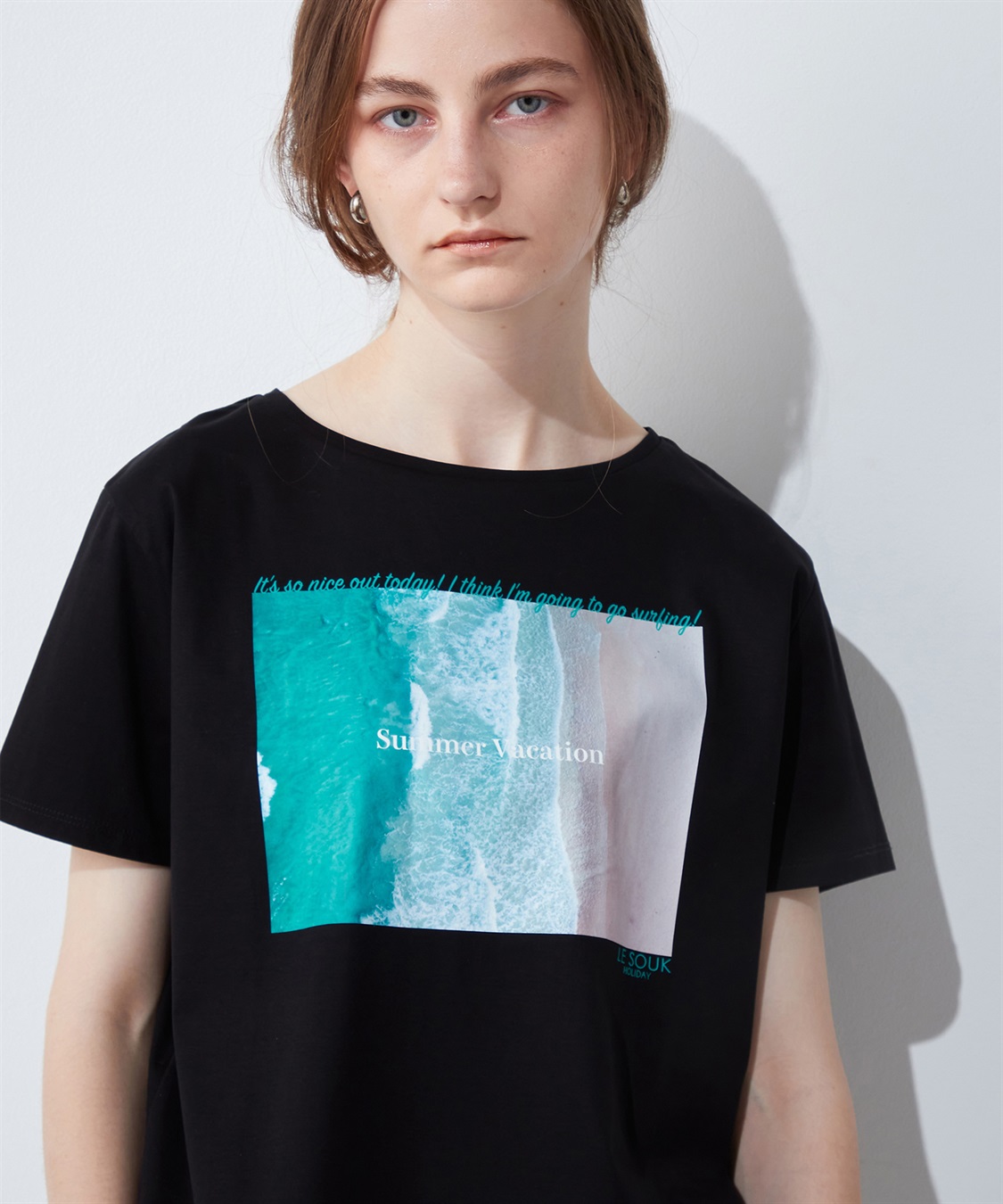 LE SOUK HOLIDAY フォトプリントTシャツ_sub_5