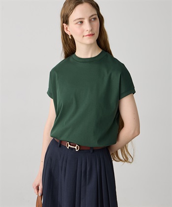 LE SOUK HOLIDAY モックネックスムースTシャツ【接触冷感・吸水速乾】_subthumb_5