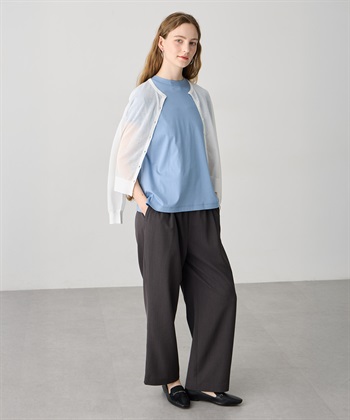 LE SOUK HOLIDAY モックネックスムースTシャツ【接触冷感・吸水速乾】_subthumb_12