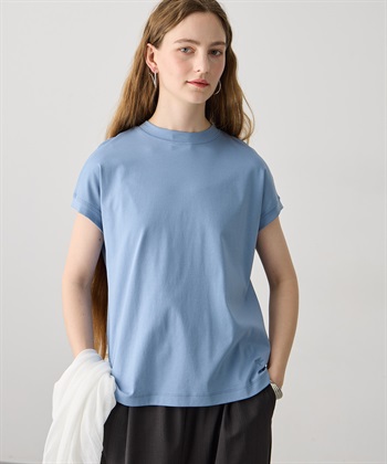 LE SOUK HOLIDAY モックネックスムースTシャツ【接触冷感・吸水速乾】_subthumb_21