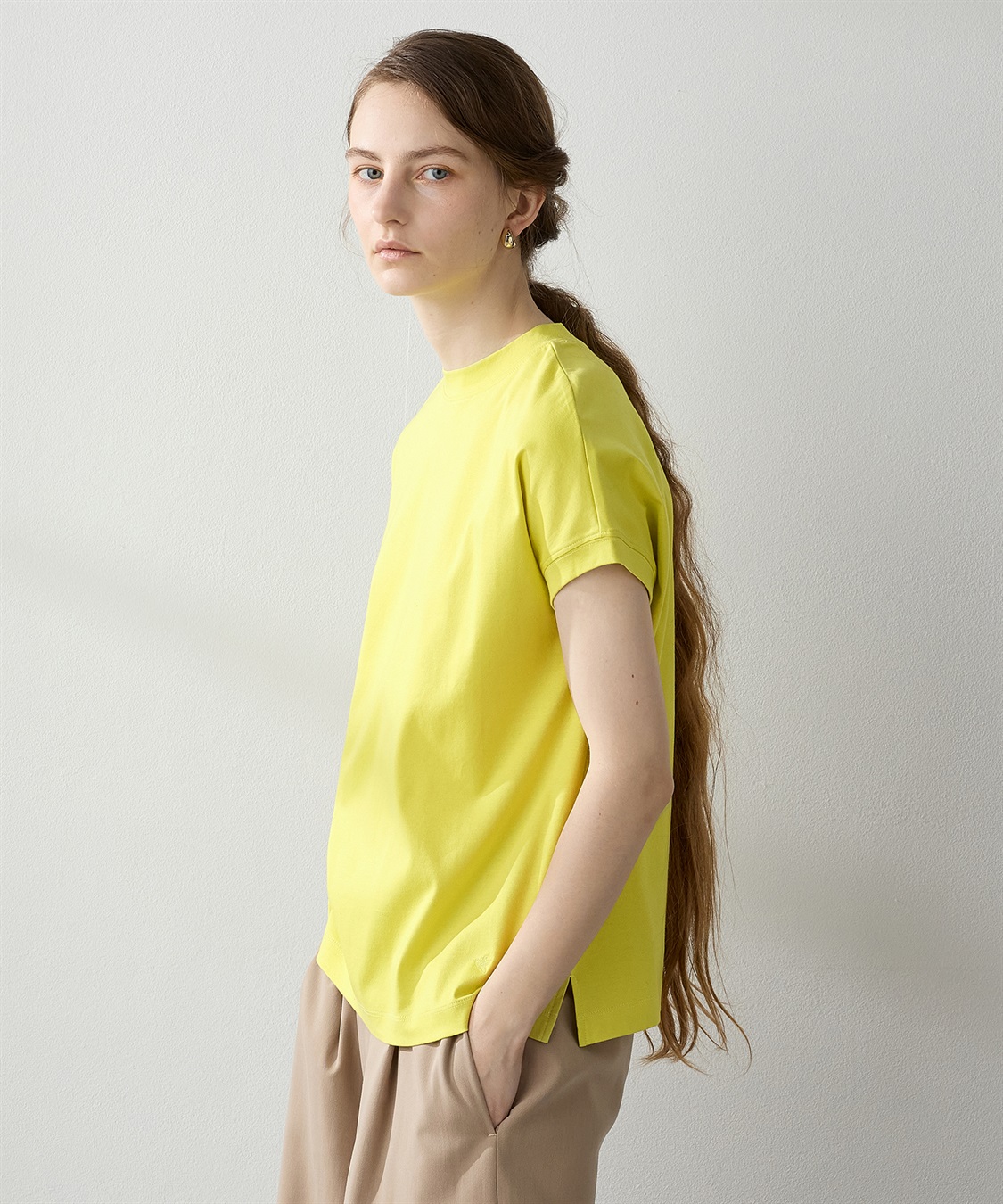 LE SOUK HOLIDAY 【接触冷感】モックネックTシャツ_sub_12