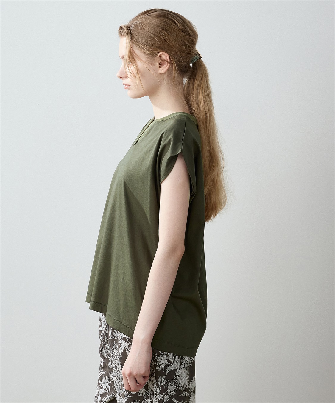 LE SOUK HOLIDAY 【接触冷感】スキッパーTシャツ_sub_1