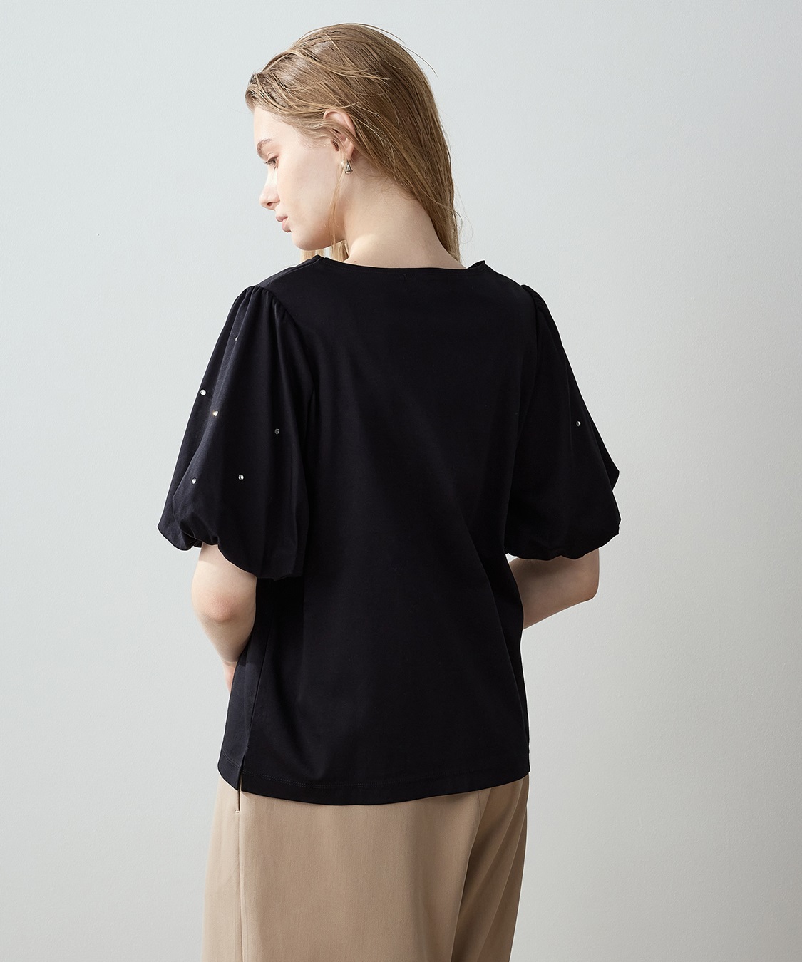 LE SOUK HOLIDAY 【接触冷感】バルーンスリーブTシャツ_sub_3