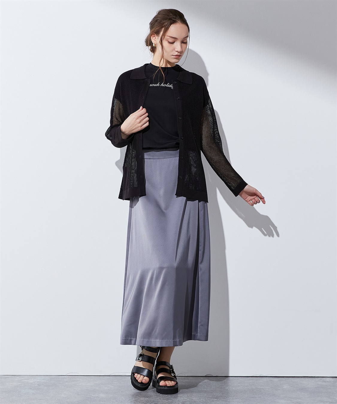 LE SOUK HOLIDAY 【汗じみ防止】ロゴTシャツ_sub_11