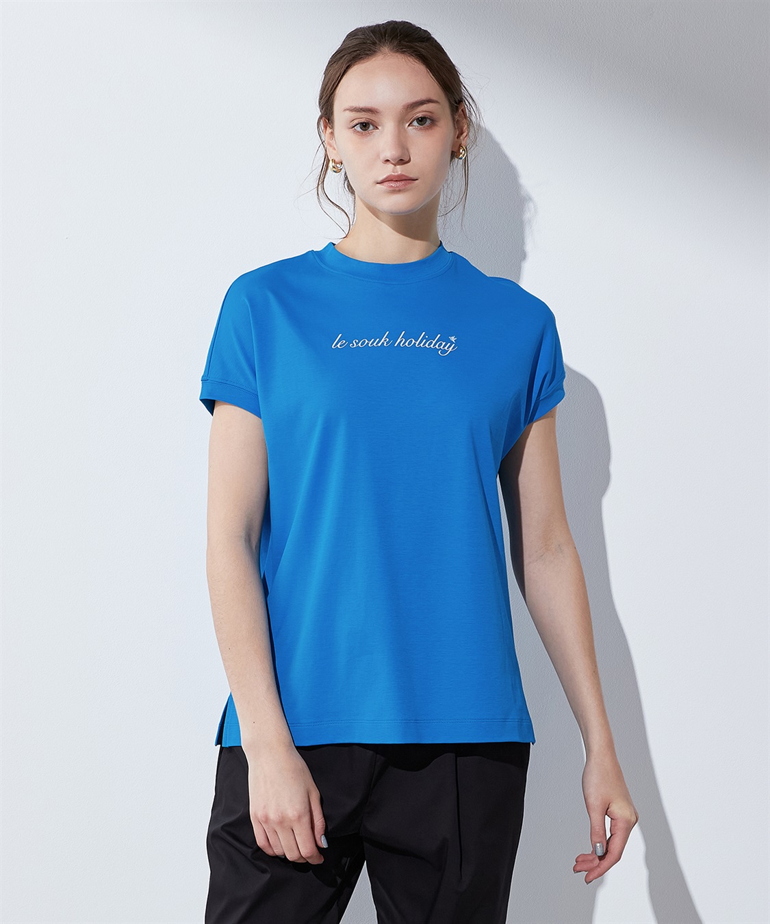 LE SOUK HOLIDAY 【汗じみ防止】ロゴTシャツ_sub_13