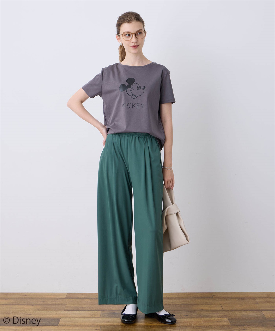 LE SOUK HOLIDAY Mickey Mouse／ロゴTシャツ_sub_4