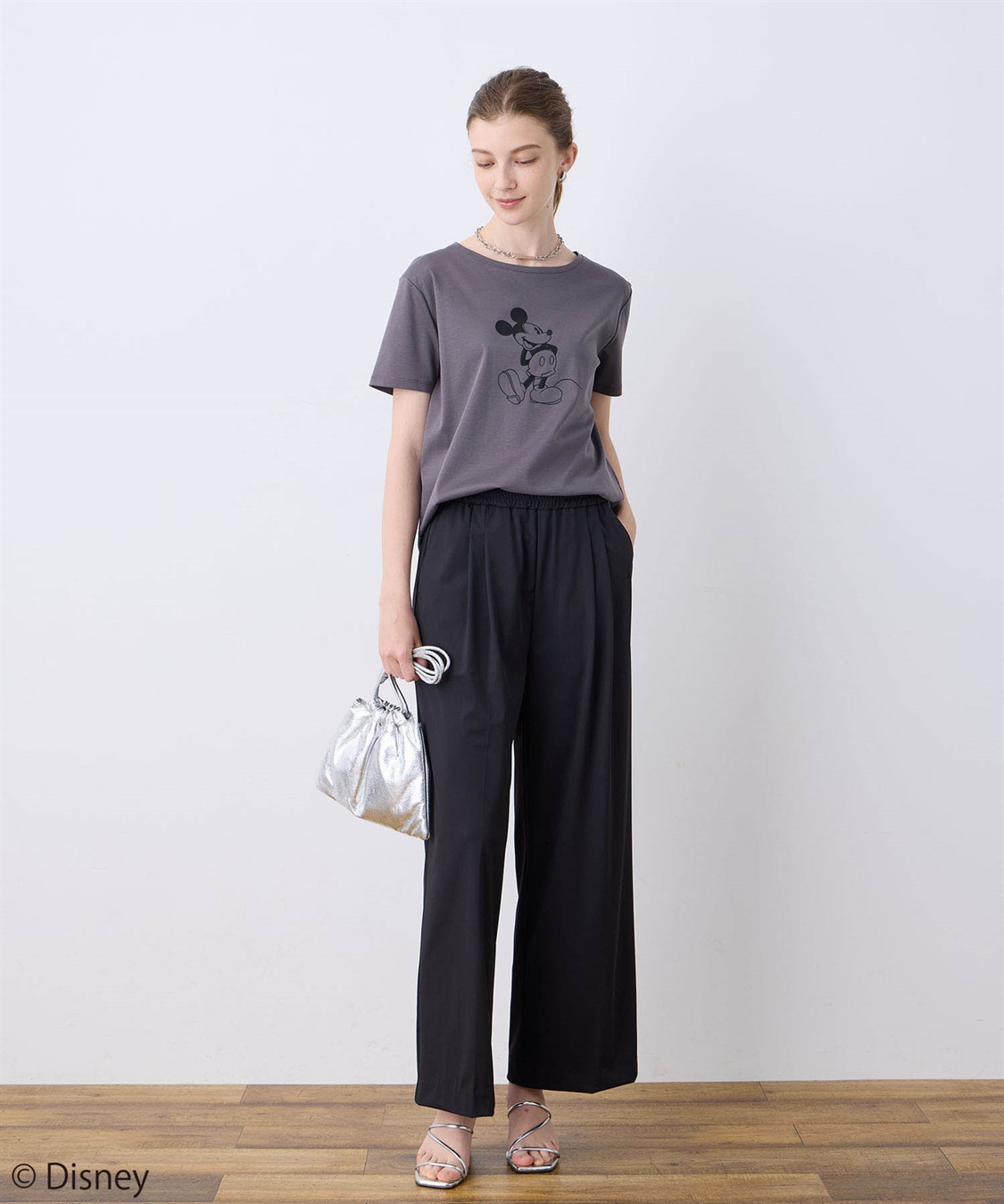 LE SOUK HOLIDAY Mickey Mouse／モチーフTシャツ_sub_13