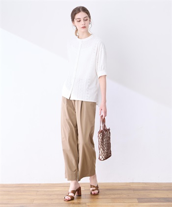 LE SOUK HOLIDAY カットワークレースバンドカラーブラウス_subthumb_16