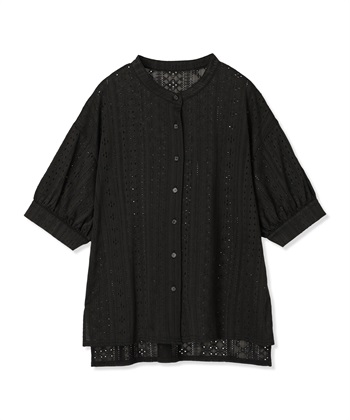 LE SOUK HOLIDAY カットワークレースバンドカラーブラウス_subthumb_21
