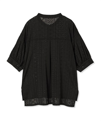 LE SOUK HOLIDAY カットワークレースバンドカラーブラウス_subthumb_22