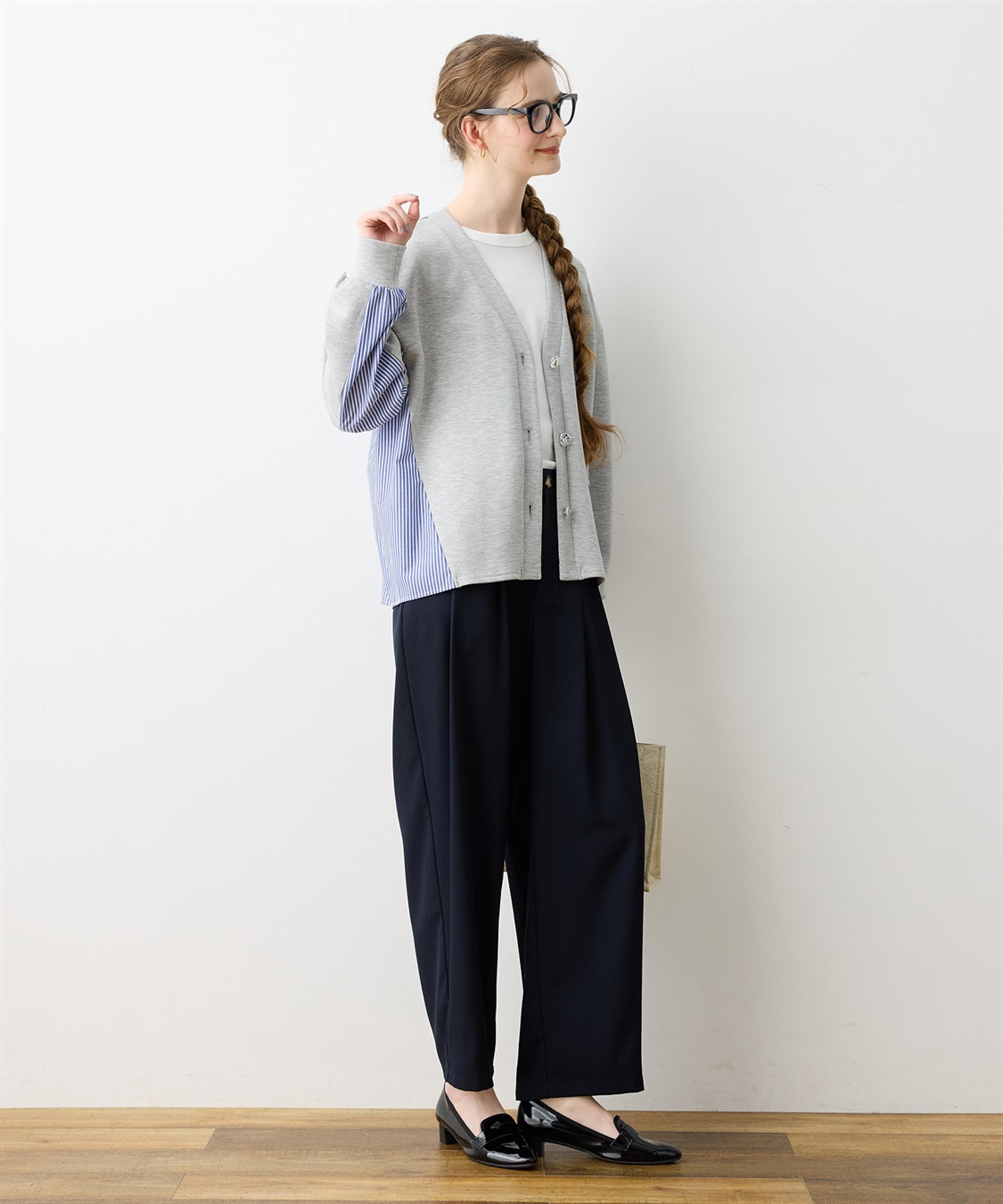 LE SOUK HOLIDAY 【WEB限定】Vネックドッキングカーディガン_sub_18