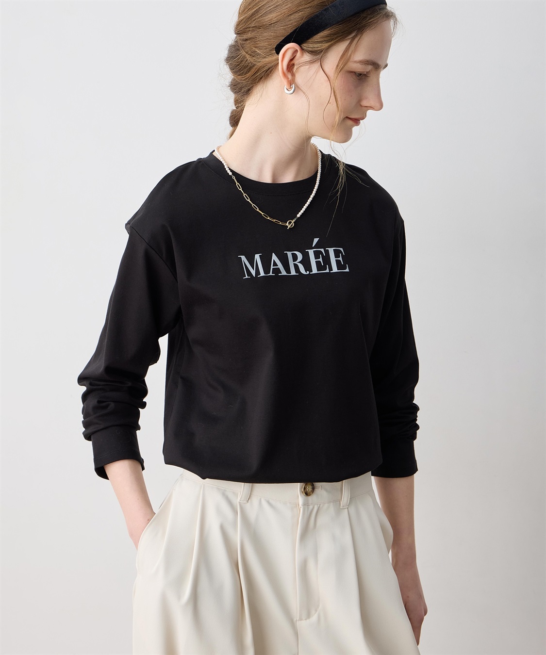 LE SOUK HOLIDAY ロゴプリントロンＴシャツ【クーラータッチ】_sub_5