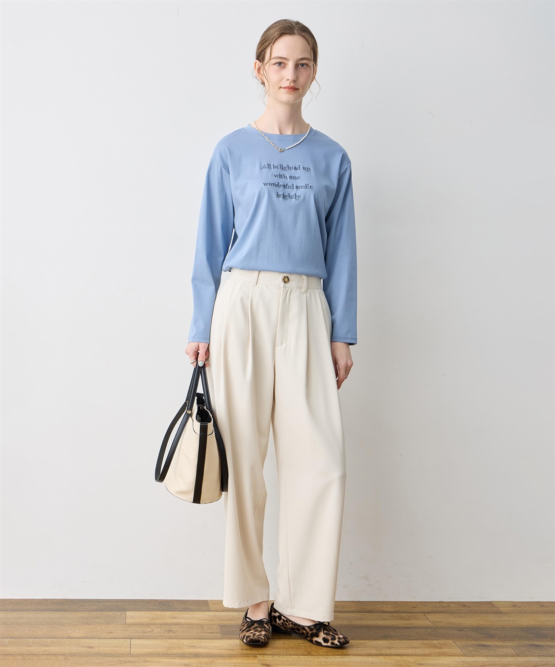 LE SOUK HOLIDAY 刺しゅうロングＴシャツ【接触冷感】_sub_11