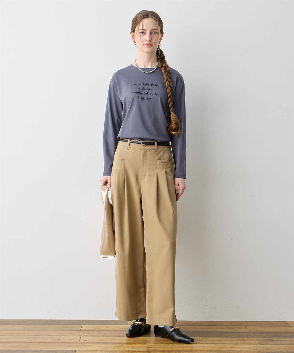 LE SOUK HOLIDAY 刺しゅうロングＴシャツ【接触冷感】_sub_16