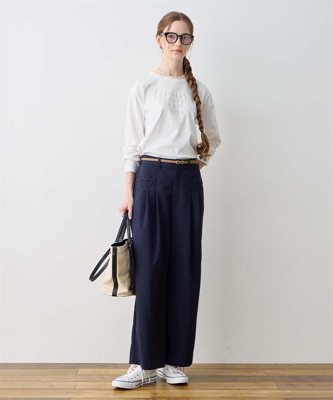 LE SOUK HOLIDAY 刺しゅうロングＴシャツ【接触冷感】_sub_19