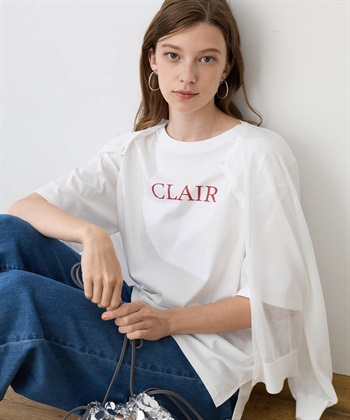 LE SOUK HOLIDAY ロゴプリントTシャツ【接触冷感・吸水速乾】_subthumb_1