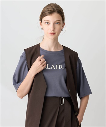 LE SOUK HOLIDAY ロゴプリントTシャツ【接触冷感・吸水速乾】_subthumb_4