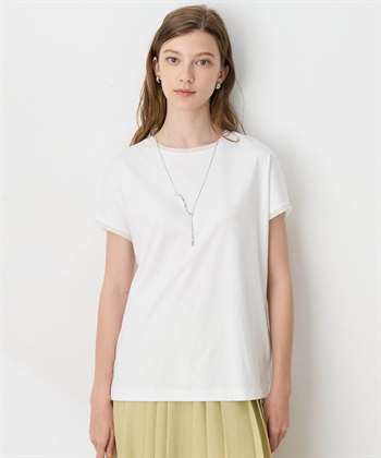 LE SOUK HOLIDAY チュールネックスムースTシャツ【接触冷感・吸水速乾】_subthumb_2