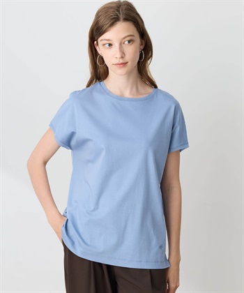LE SOUK HOLIDAY チュールネックスムースTシャツ【接触冷感・吸水速乾】_subthumb_3