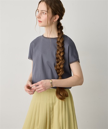 LE SOUK HOLIDAY チュールネックスムースTシャツ【接触冷感・吸水速乾】_subthumb_6