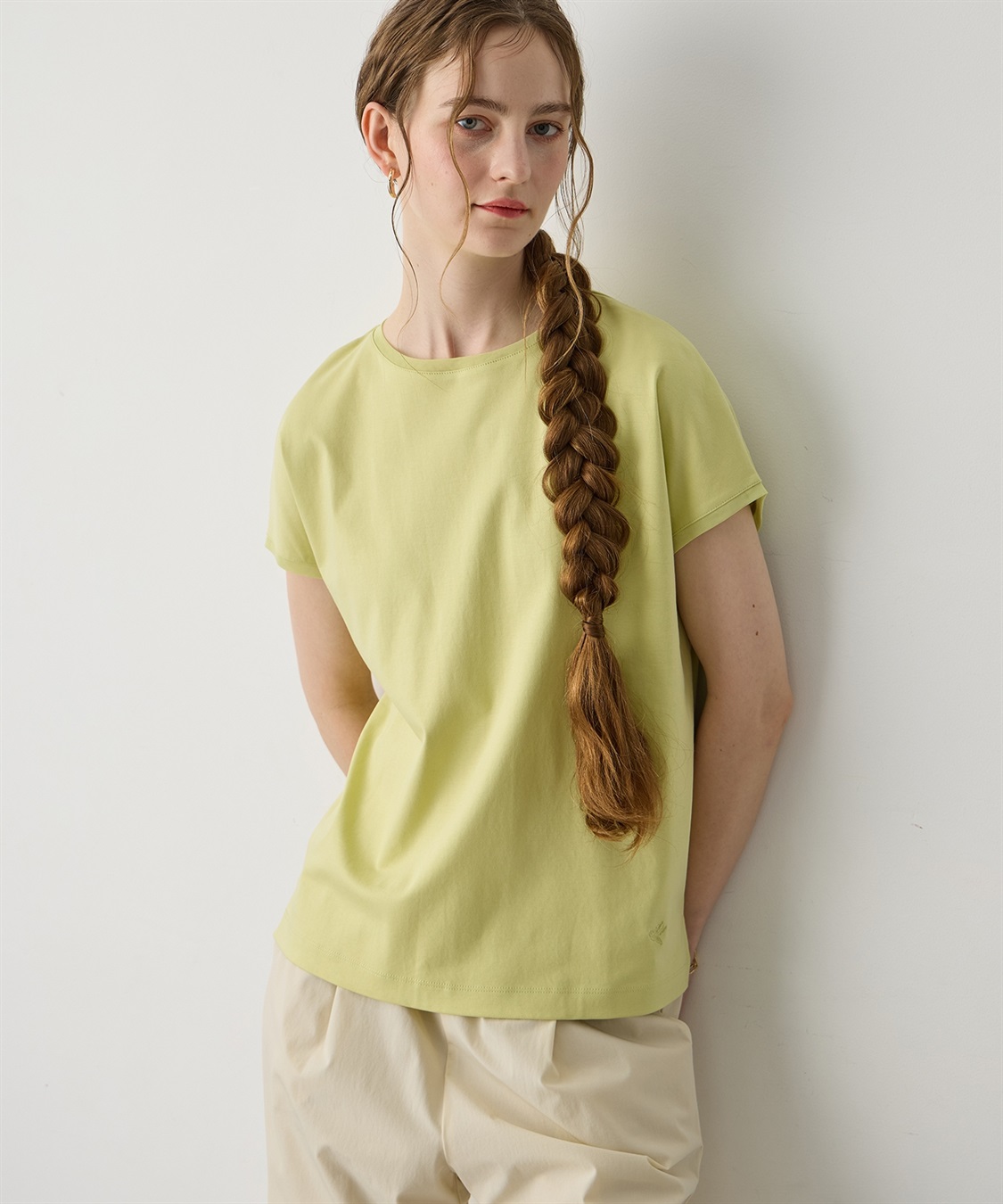 LE SOUK HOLIDAY チュールネックスムースTシャツ【接触冷感・吸水速乾】_sub_11