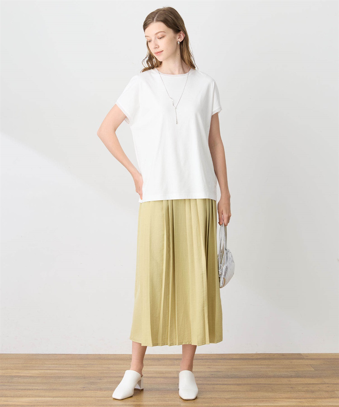 LE SOUK HOLIDAY チュールネックスムースTシャツ【接触冷感・吸水速乾】_sub_12