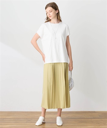 LE SOUK HOLIDAY チュールネックスムースTシャツ【接触冷感・吸水速乾】_subthumb_12