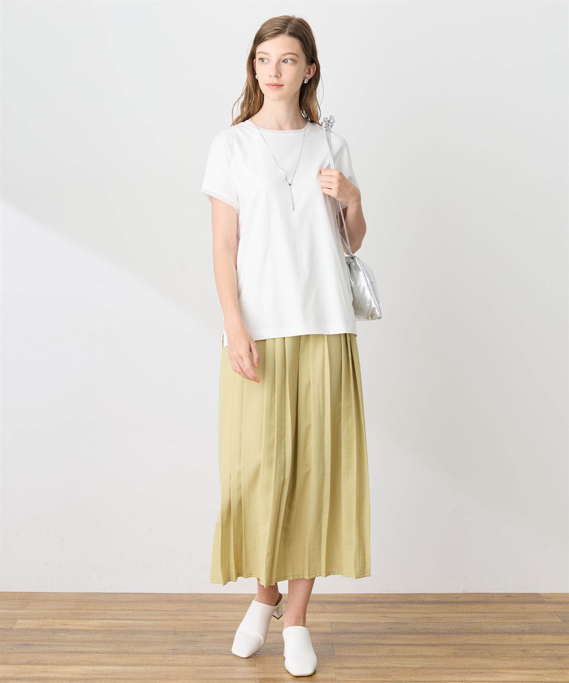 LE SOUK HOLIDAY チュールネックスムースTシャツ【接触冷感・吸水速乾】_sub_13