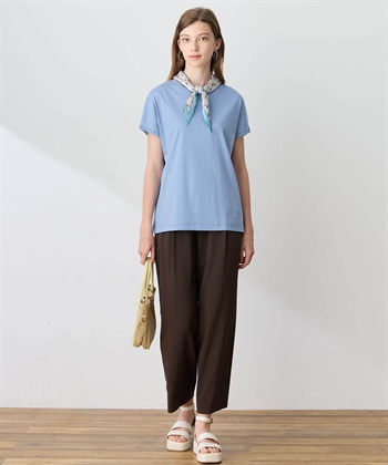 LE SOUK HOLIDAY チュールネックスムースTシャツ【接触冷感・吸水速乾】_subthumb_19