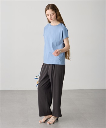 LE SOUK HOLIDAY チュールネックスムースTシャツ【接触冷感・吸水速乾】_subthumb_20