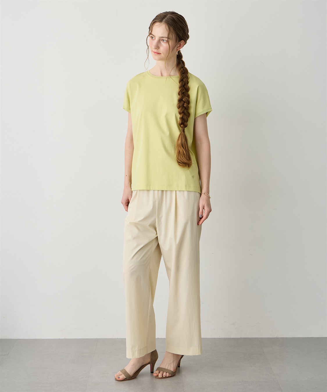 LE SOUK HOLIDAY チュールネックスムースTシャツ【接触冷感・吸水速乾】_sub_21