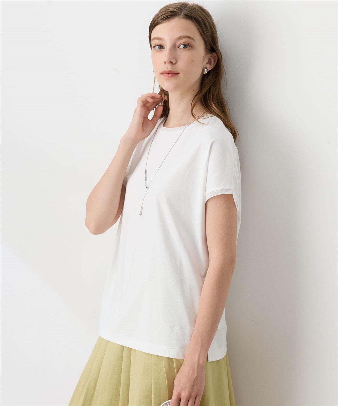 LE SOUK HOLIDAY チュールネックスムースTシャツ【接触冷感・吸水速乾】_sub_26